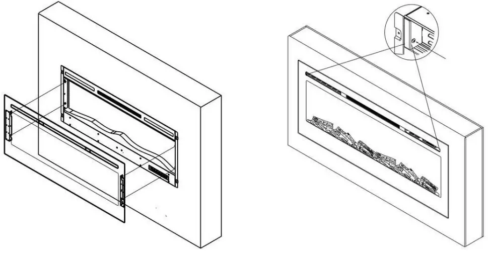 Recessed Installation – cont.