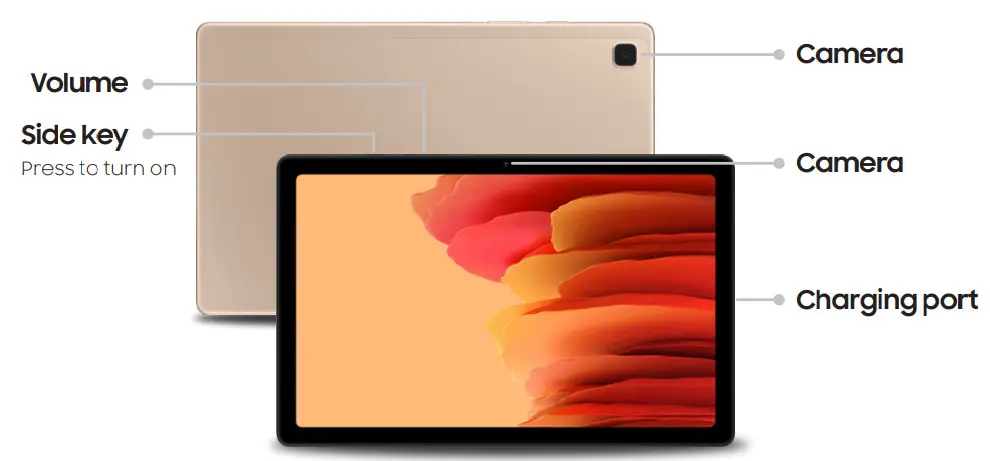 SAMSUNG Galaxy Tab A7 - About your device