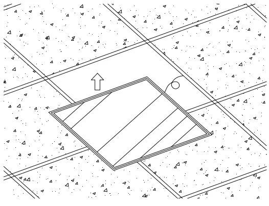 V-TAC Smart LED Panel VT-5140-Put up the panel onto the ceiling