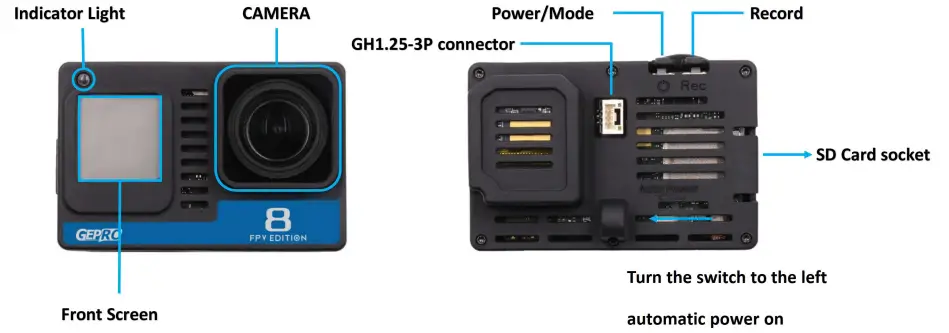 GEP GoPro Hero 8 Naked Manual