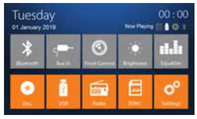 BLAUPUNKT Alice Springs 500 Car Multimedia 6.2 2-Din DVDCD Bluetooth Phone Mirroring VIA USB - OPERATION