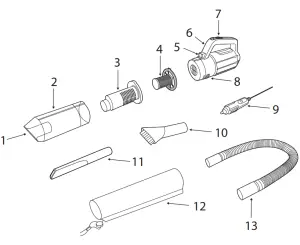 Norauto CYLINDER - PART LIST