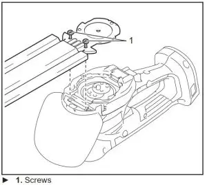 FIG 31 Removing shear blades
