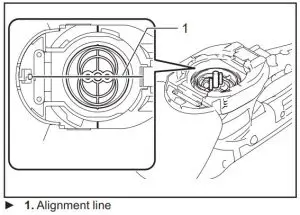 FIG 36 Installing shear blades