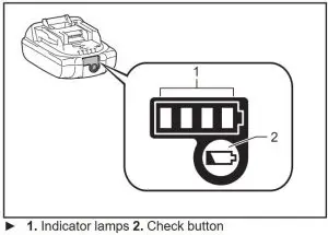 FIG 5 Indicating the remaining battery capacity