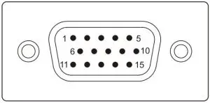 FIG 29 Connector pin assignment