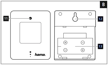 hama 186353 Weather Station EWS 152 Instruction 1