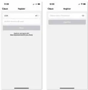 ToSee Smart Life App-- Enter your