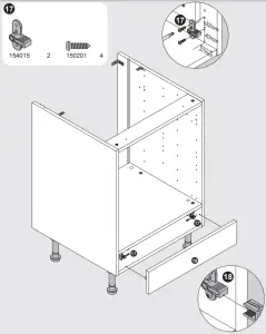 Wickes 239303 600 Built Under Oven Unit - Assembly Instructions 14