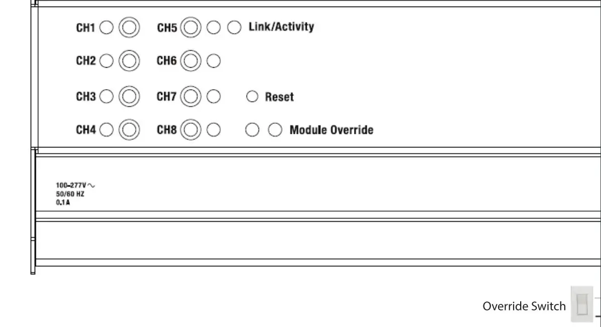 Control4 8-Channel 0-10V Dimmer User Guide - Figure 2