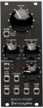 erica synths K-PHASER Eurorack Analog Phaser Module