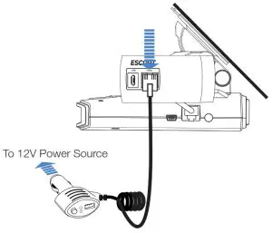 ESCORT 010068-1 M2 Radar-Mounted Smart Dash---power source
