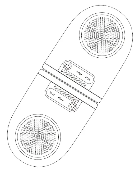 Wireless Dual Stereo Speakers