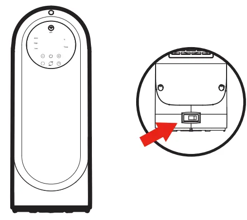 atomi smart AT1482 Smart WiFi Ceramic Tabletop Heater - app 2