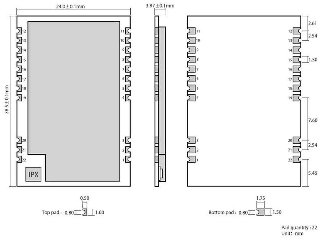 EBYTE E30 900M30S SI4463 900MHz 1W SPI Wireless Module - fig1
