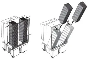 BIG ASS FANS COOL SPACE Cooling Media Replacement - Remove side pads
