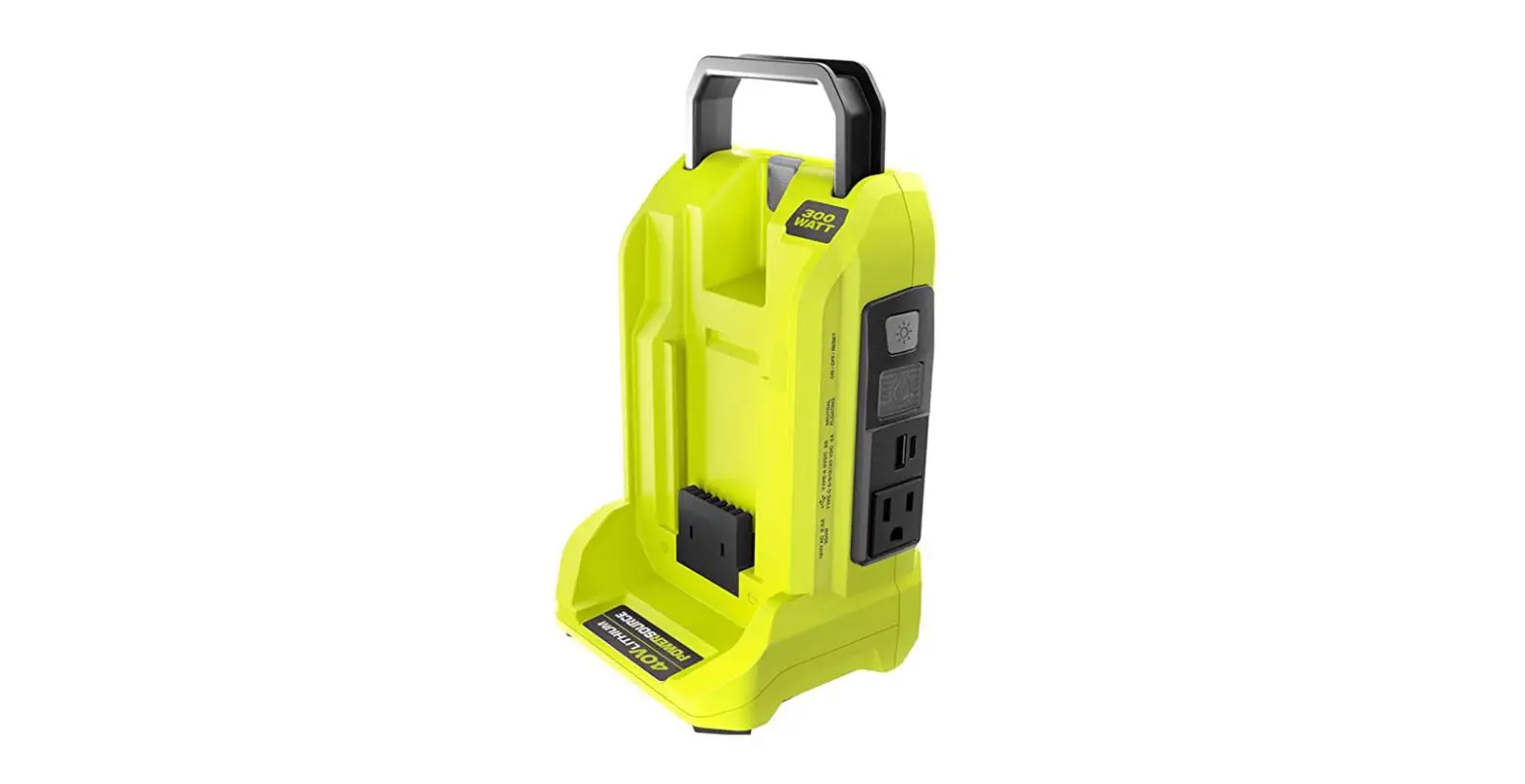 Ryobi Ryi300bg 300-watt Powered Inverter For 40-volt Battery Owner's Manual Ryobi Ryi300bg 300-watt Powered Inverter For 40-volt Battery Owner's Manual