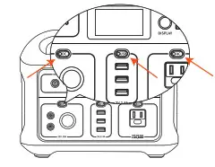 Jackery Explorer 500W Portable Power Station- Power 2