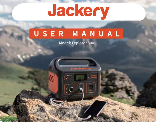 Jackery Explorer 500W Portable Power Station