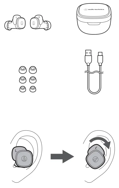 audio technica ATH SQ1TW Wireless Headphones