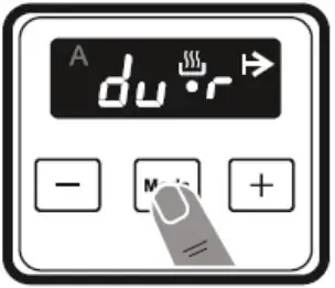 Semi-Automatic Time Adjustment According to Cooking Time