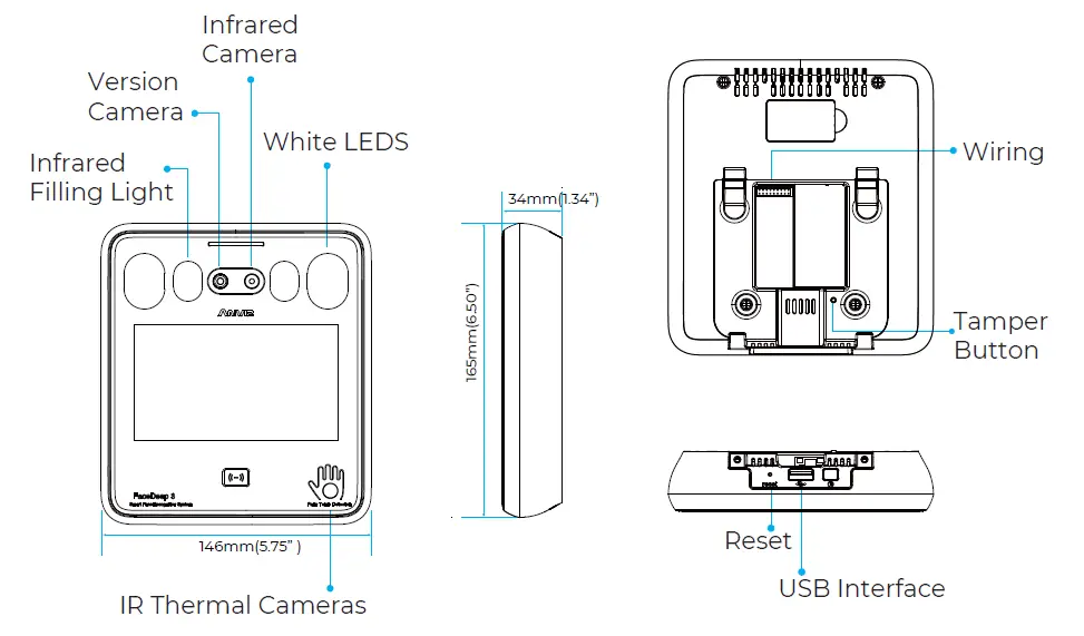 ANVIZ FaceDeep 3 Smart Face Recognition Terminal-2