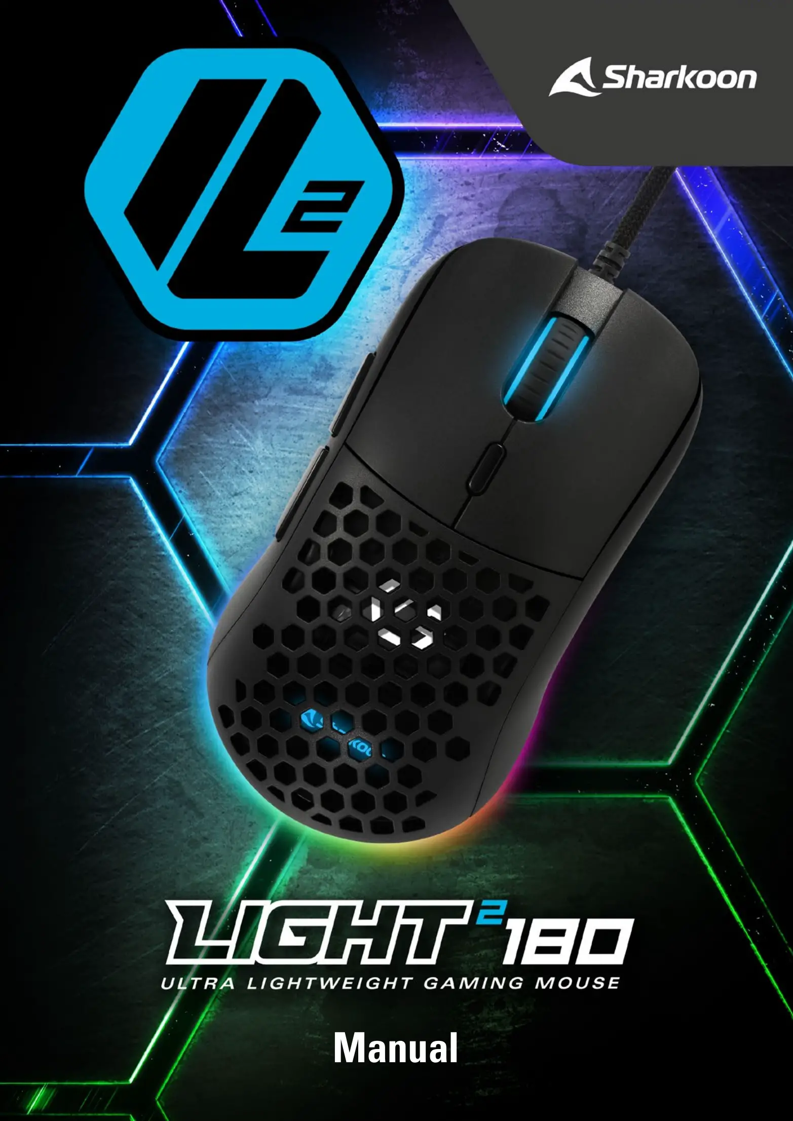 Sharkoon Light-2 180 Ultra Lightweight Gaming Mouse User Manual