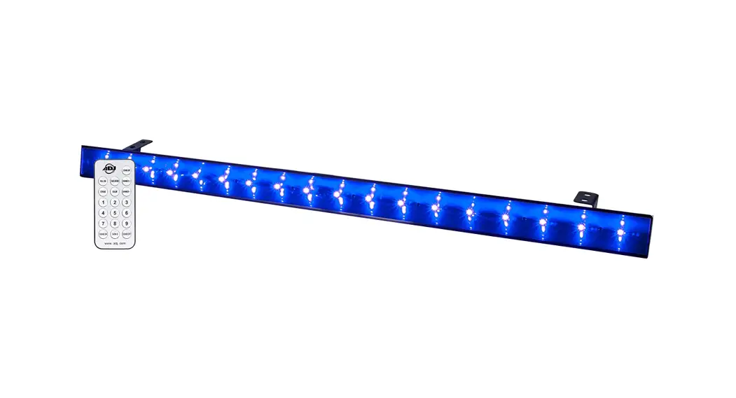 Adj Eco Uv Bar Plus Ir 1-meter Uv Led Bar With Remote Instructions