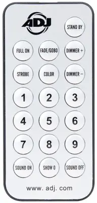 ADJ Eco UV Bar Plus IR 1 Meter UV LED Bar with Remote - Remote