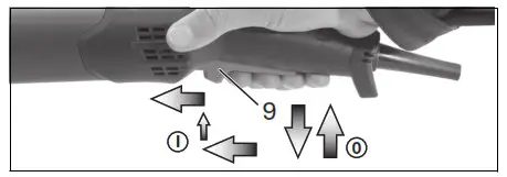 metabo W 9 100 Angle Grinder - Machines with slide switch 1