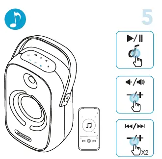 Soundcor-A3395-Waterproof-Bluetooth-Speaker-User-5