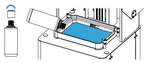 UNIZ NBEE Professional Resin 3D Printer- Build Platform 4