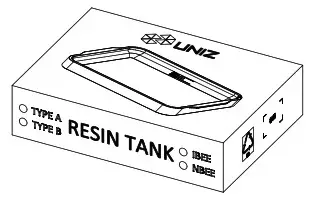 UNIZ NBEE Professional Resin 3D Printer- Resin Tank