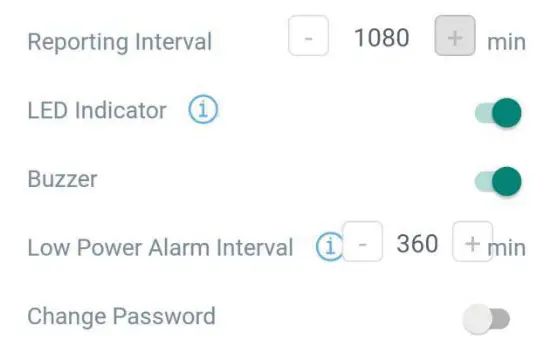 Milesight WS101 LoRawan Smart Button - general settings
