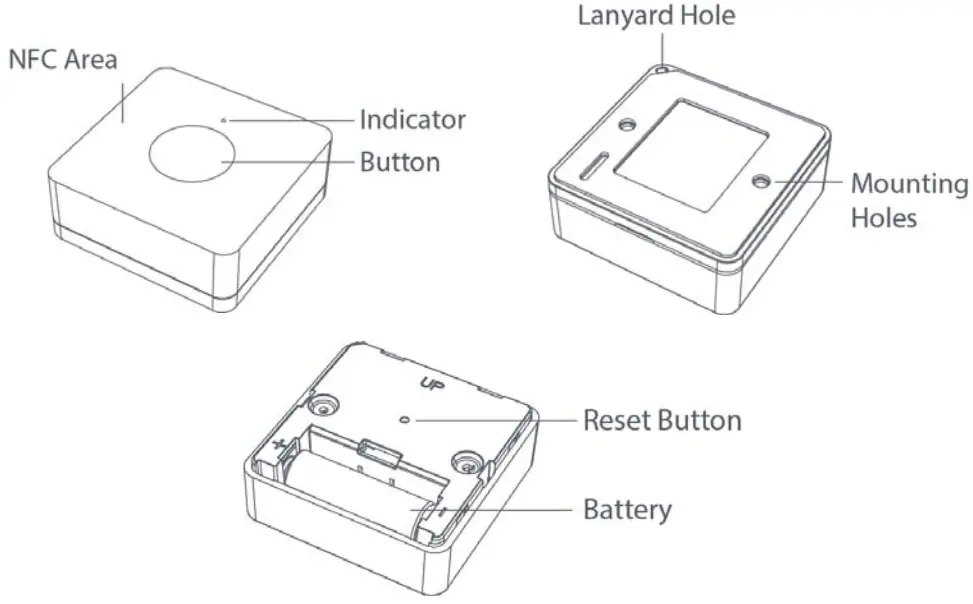 Milesight WS101 LoRawan Smart Button - hardware