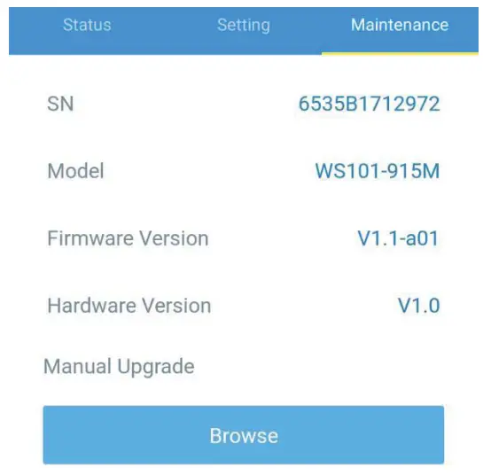 Milesight WS101 LoRawan Smart Button - upgrade