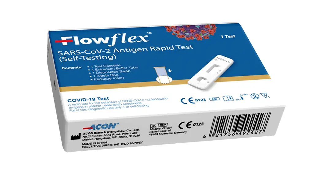 Acon Sars-cov-2 Rapid Antigen Test Leaflet Instructions