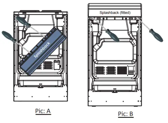 ARTUSI AFE547W 54cm Upright Cooker - Switching 1