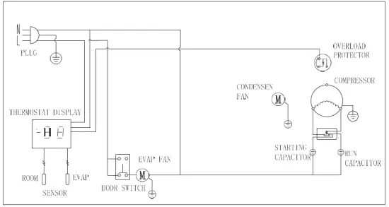 MOTAK-842-CSD1DREC Upright Economy-Reach-in-Refrigerator-FIG-5