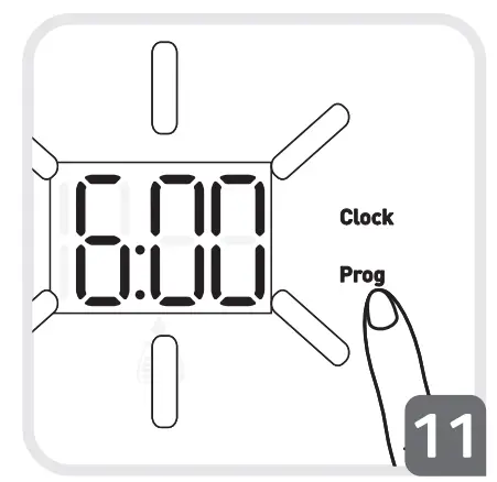 Setting the time of the Delayed Start