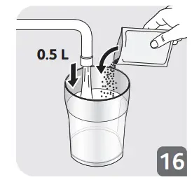 Descale coffee maker