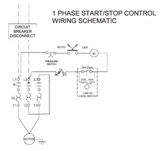 ASEDeals Contractor Series Air Compressor - dayagram