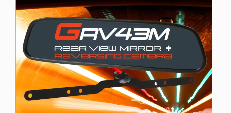 Gator Rear Mirror Reversing Camera User Manual