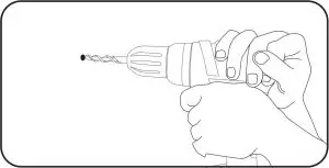 Drill Screw Mounting Holes