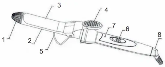 ADLER EUROPE AD 2112 Curling Iron - Fig