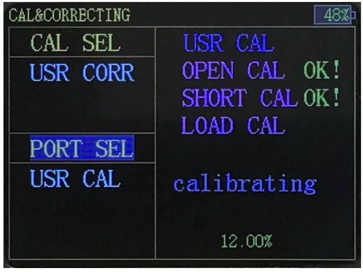 AAI Vector Impedance Analyzer User Manual - standard load calibration