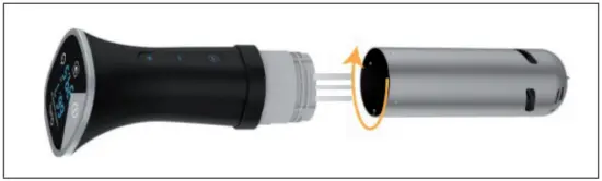 Klarstein 10035556 QUICK STICK SMART Sous vide - Change flow direction