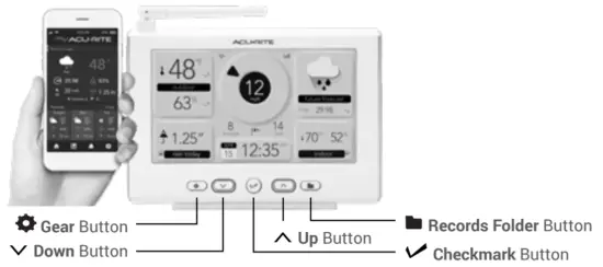 acurite 06102M Iris (5 in 1) Direct To Wi Fi Display