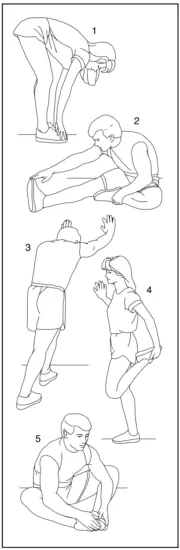 PRO FORM PFB14820 INT.0 VUE Digital Fitness Mirror - SUGGESTED STRETCHES