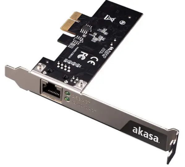 akasa AK-PCCE25-01 2.5 Gigabit PCIe Network Card